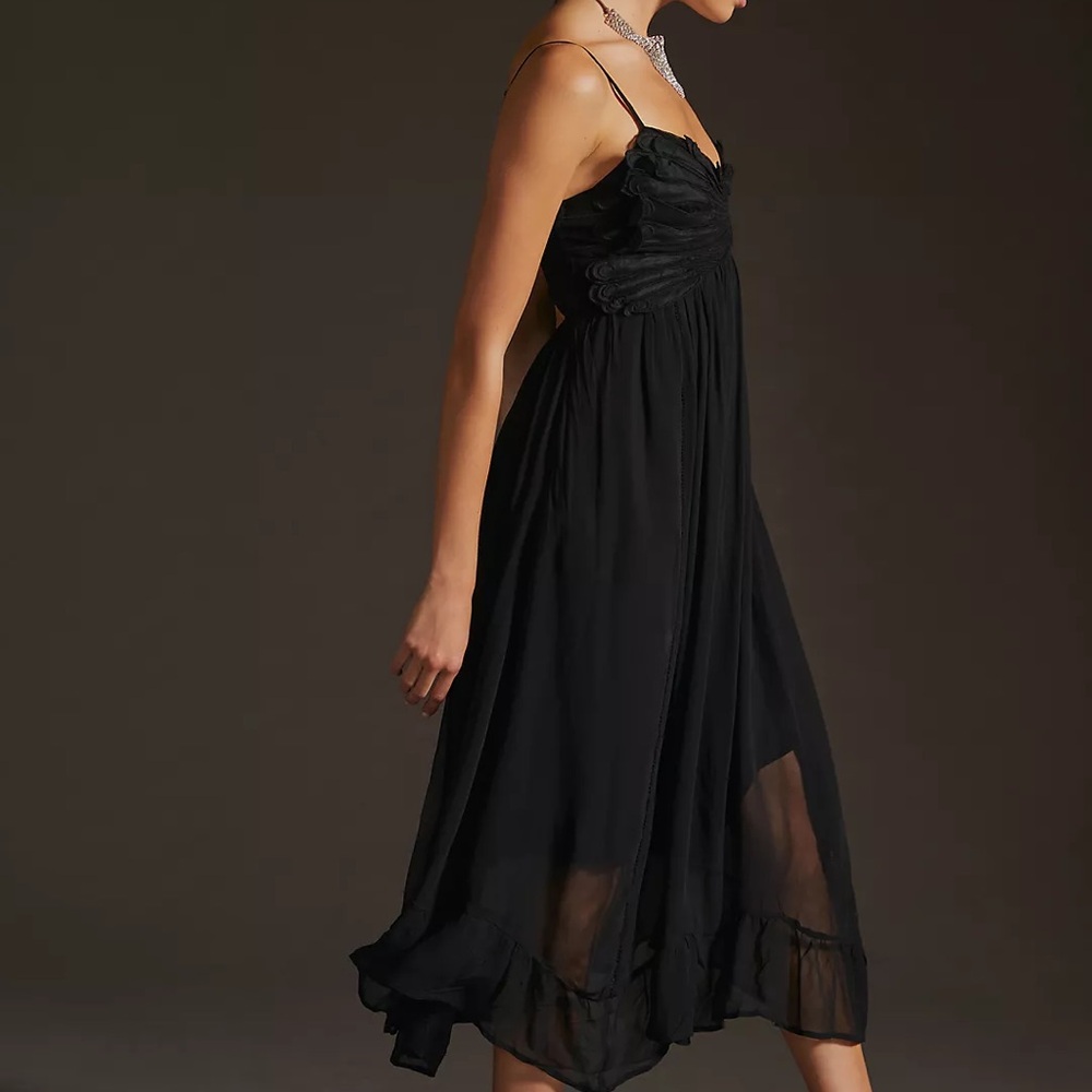 Anthropologie Butterfly Midi Dress - Picture 3 of 8